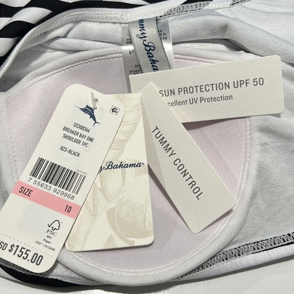 Tommy Bahama Breaker Bay One Shoulder One Piece - Picture 12 of 14